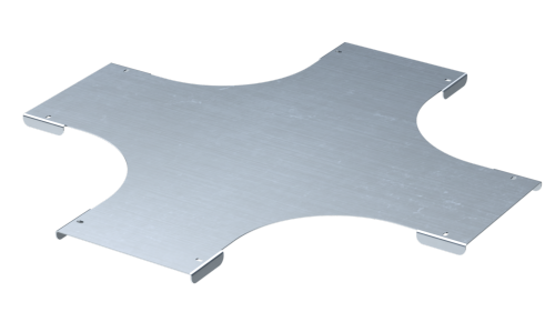 Крышка на Х-образный ответвитель 400, R300, 1,0 мм, нержавеющая сталь AISI 304 | IKLXV3400C