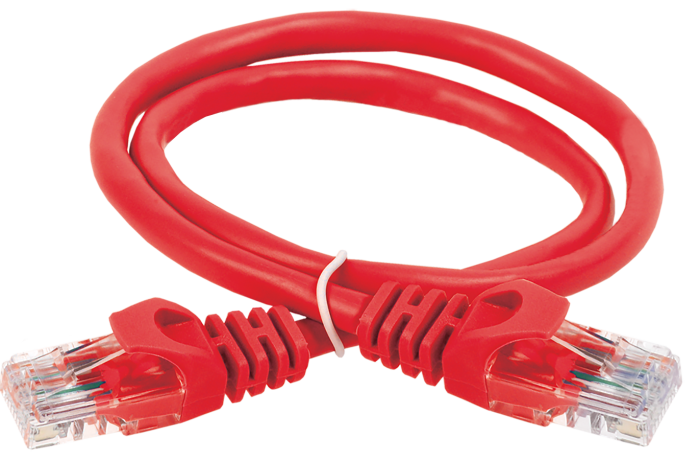 ITK Коммутационный шнур (патч-корд) кат.5E UTP LSZH 7м красный | PC04-C5EUL-7M