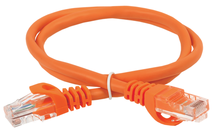 ITK Коммутационный шнур (патч-корд) кат.6 UTP LSZH 7м оранжевый | PC07-C6UL-7M