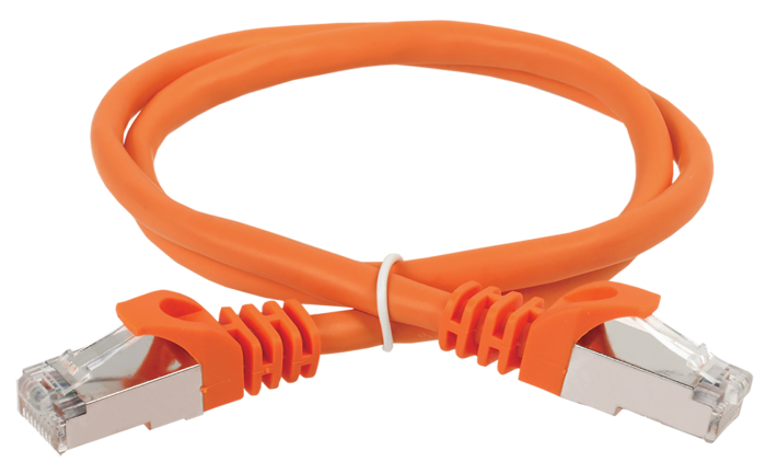 ITK Коммутационный шнур (патч-корд) кат.6 FTP PVC 7м оранжевый | PC07-C6F-7M